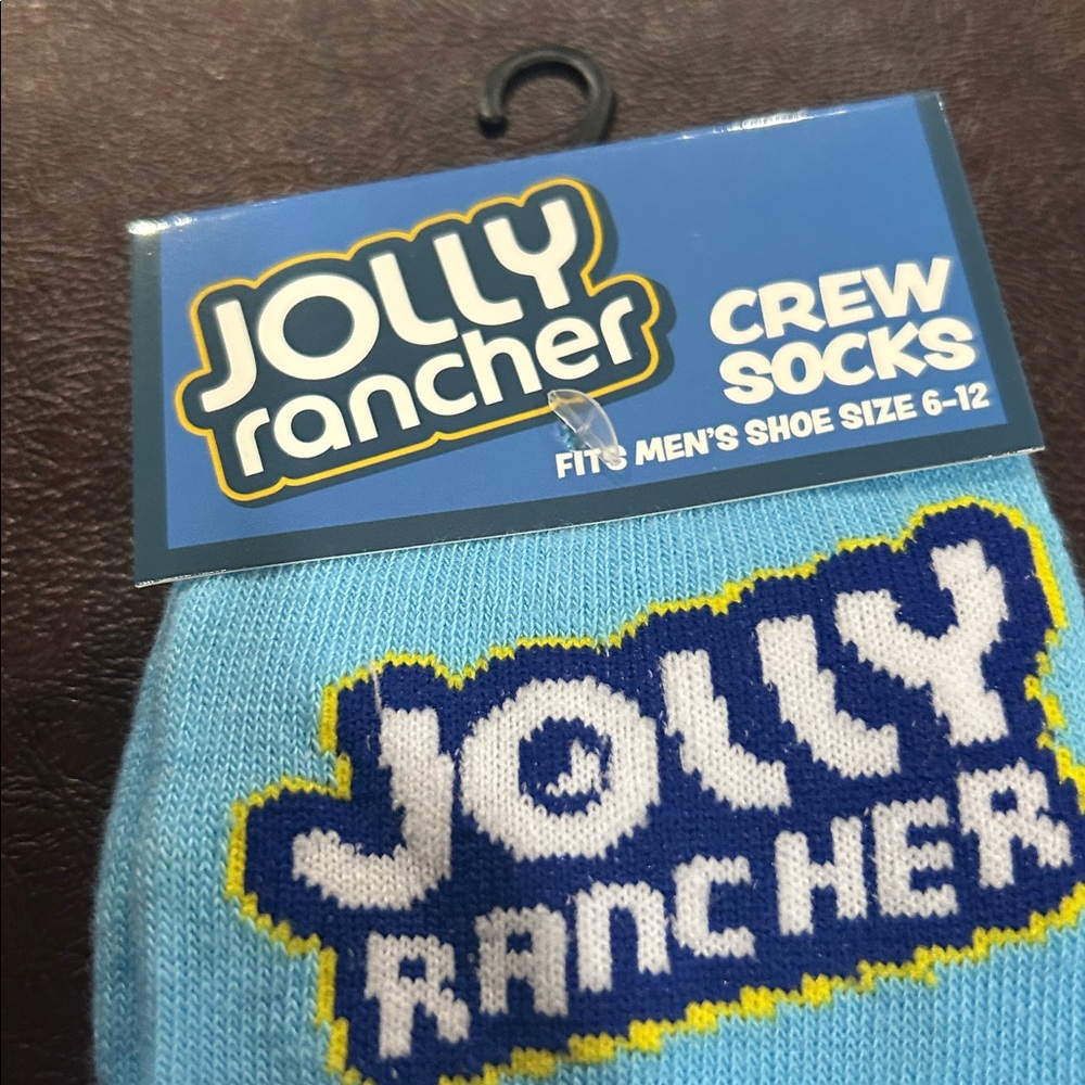 Jolly Rancher Blue Crew Socks - - Picture 2 of 4
